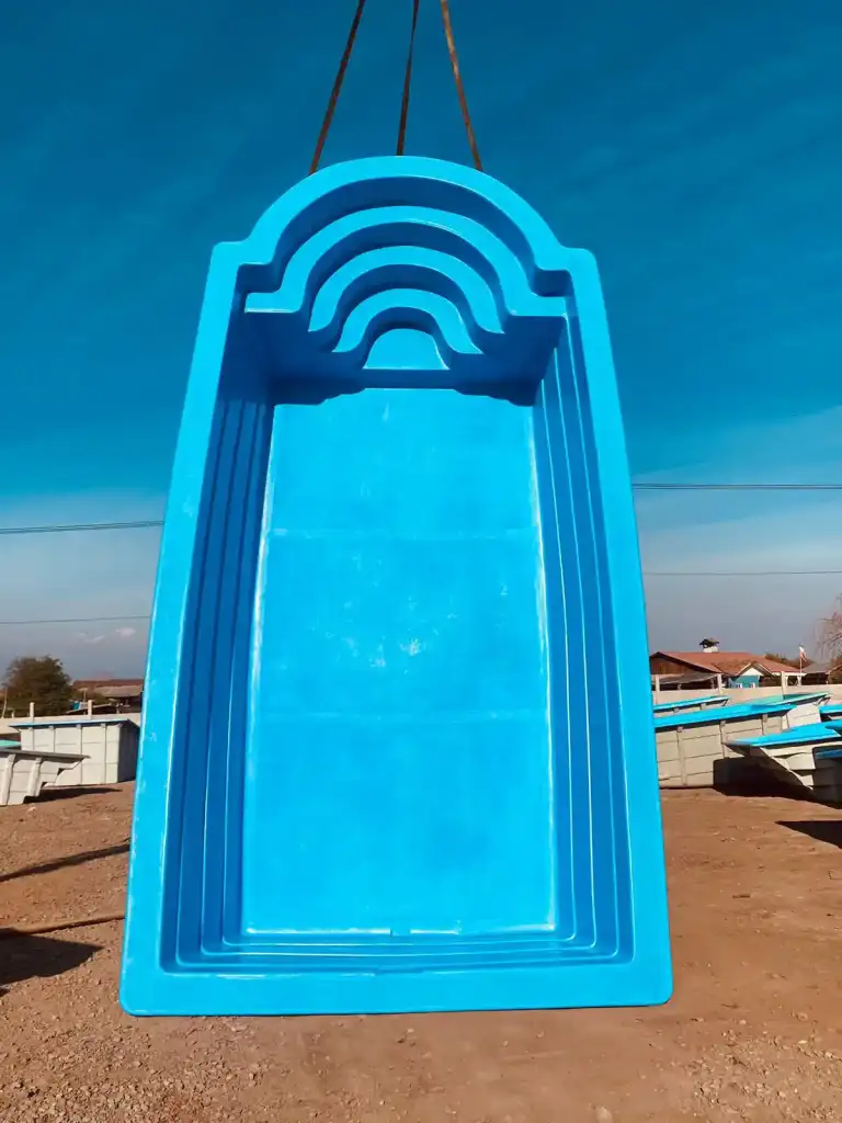 Piscina Rectangular 6,70x3,40mts Prof. 1,30-1,70mts