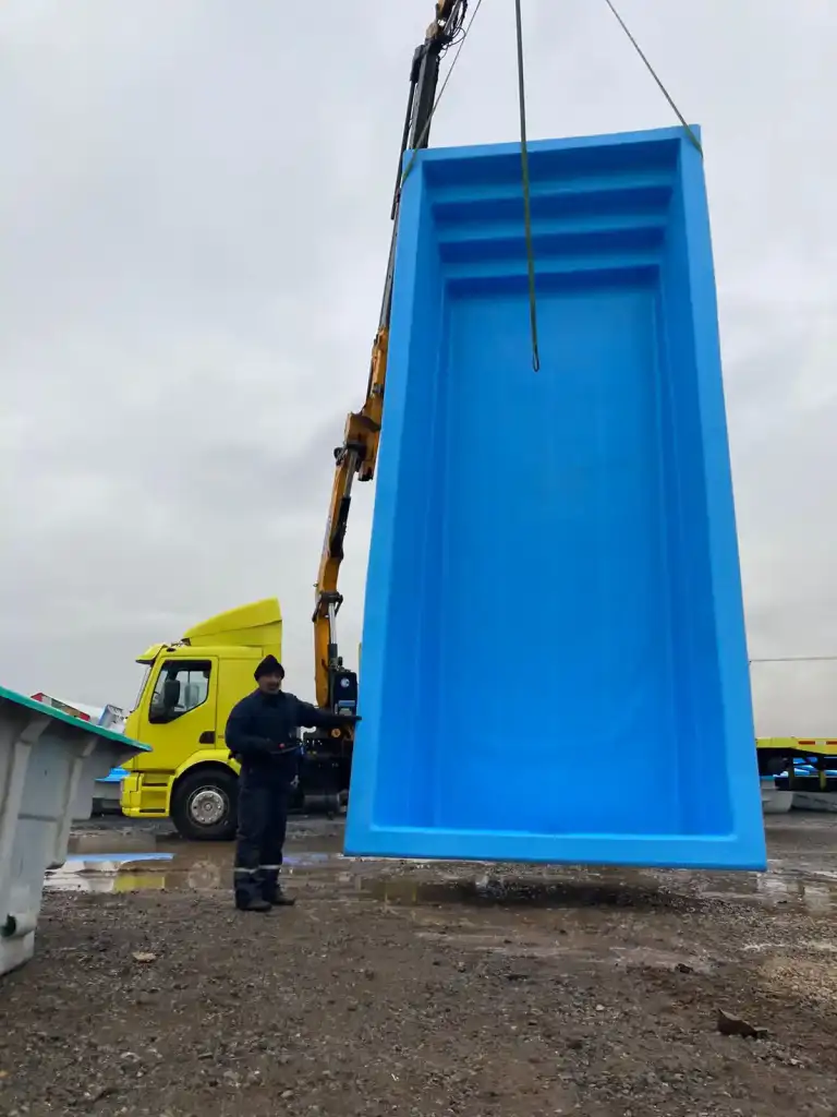 Piscina Rectangular 7,50x3,15mts Prof. 1,20-1,80mts