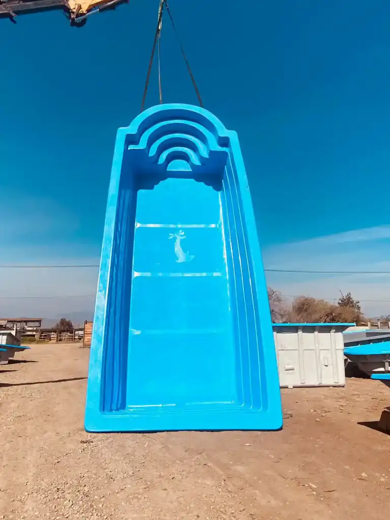 Piscina Rectangular 8,00x3,40mts Prof 1,30-1,70mts